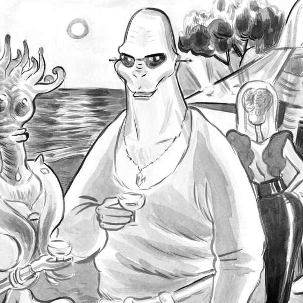 Crédit : Illustration d'Iris Hatzfeld pour Telescope Magazine