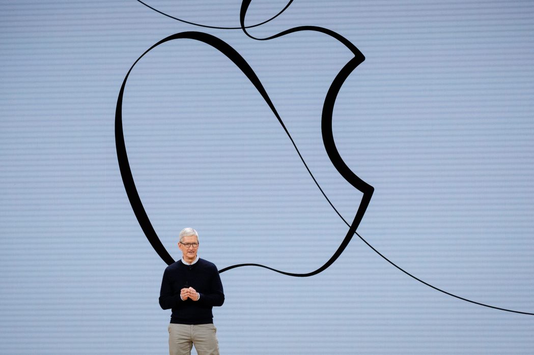 Tim Cook, PDG d'Apple au lancement de l'iPad 6 en 2018 - © John Gress Media Inc