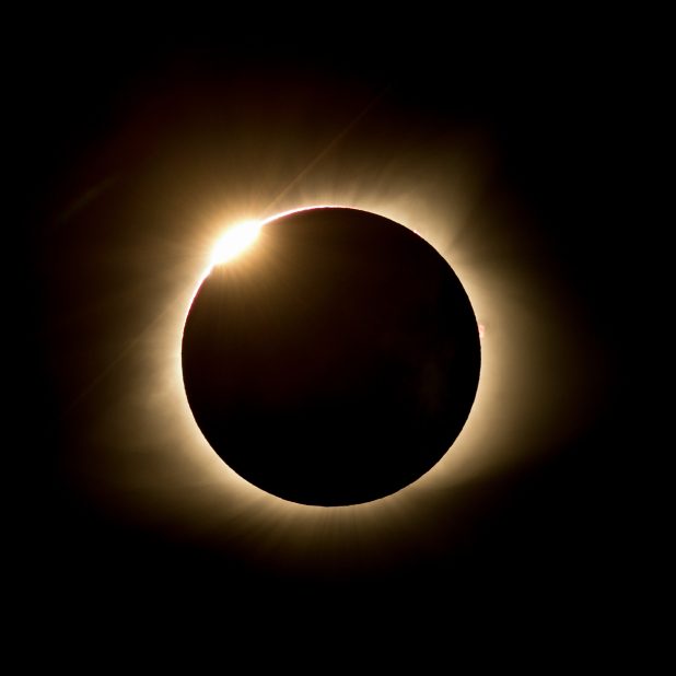 Eclipse solaire annulaire de 2017. L'anneau de lumière ne sera pas visible lors de l'éclipse solaire totale du 8 avril 2024. - © Jo Crebbin