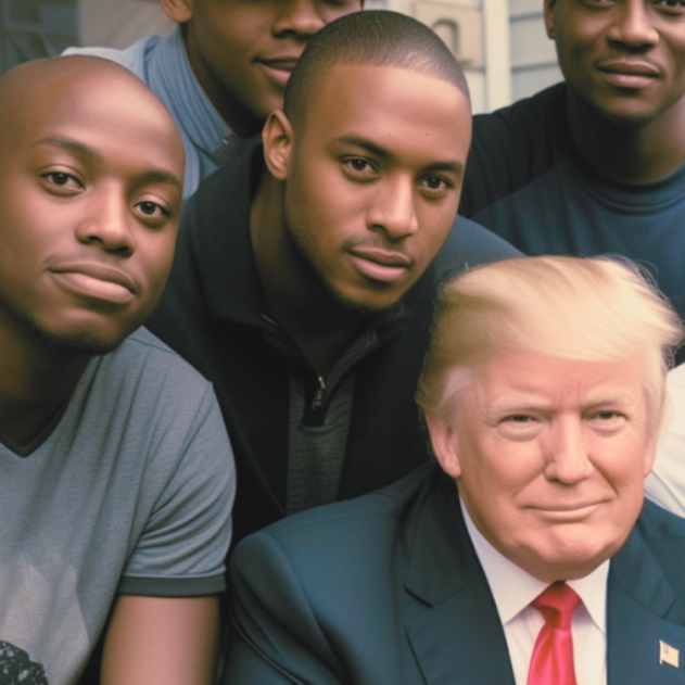 Deepfake de Donald Trump devenu viral sur les réseaux sociaux.
