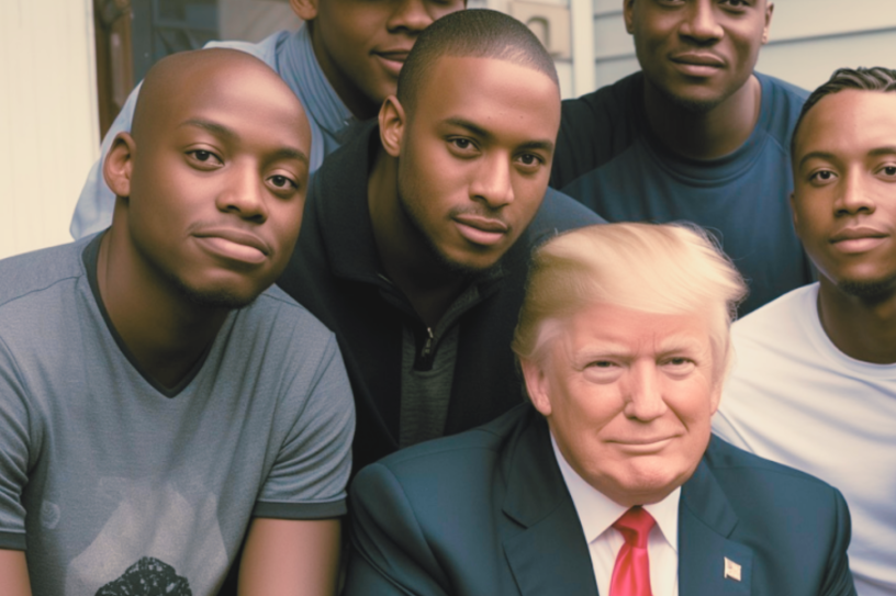 Deepfake de Donald Trump devenu viral sur les réseaux sociaux.