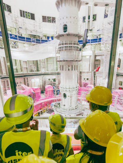 Photo projet ITER, à Cadarache (Vaucluse).