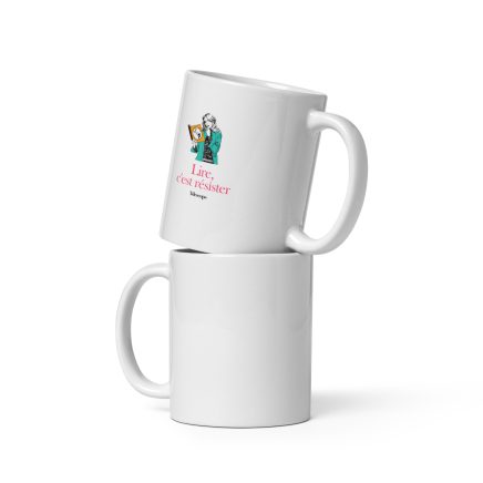 Mug Blanc Brillant - Lire c'est Résister